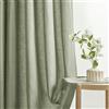 Topfinel Verde Salvia Tende Per Interni Camera da Letto Salotto Moderne Lino e Cotone Naturale con Anelli Oscuranti Tenda Porta Finestra Cameretta Bambina Tendine per Finestre L 140 x A 225 CM, 2pz