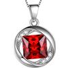 Aurora Tears Collana con ciondolo zodiacale Aurora Tears, in argento Sterling 925 con catena da 45,7 cm e Argento, colore: 01_january, cod. DP0029J