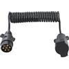 MINSHUXI Cavo di prolunga a 7 poli, cavo a spirale, 3,0 m, cavo adattatore, cavo a spirale per auto, rimorchio, roulotte, camper, rimorchi, accessori