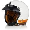 TORC Casco Moto Jet Vintage Aperto Casco Scooter Retrò con Visiera Parasole Omologato ECE 22-06