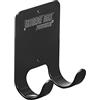 Extreme Max 5001.6179 - Supporto da parete in alluminio per scopa angolare/frusta per rimorchi chiusi, negozio, garage, colore: nero