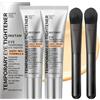 Pluvyze 2Pcs Instant Eye Tightener Instant Eye Tightener Idratante E Nutriente Riduce Borse Sotto Gli Occhi e Linee Sottili Adatto A Tutti i Tipi di Pelle con 2 Pennelli