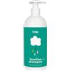boep Shampoo familiare per bambini e adulti | shampoo delicato 2 in 1 e gel doccia per tutta la famiglia | Cosmetici naturali certificati (500 ml)