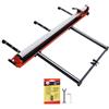 VEVOR Tagliapiastrelle Manuale 1600mm per Laboratori Fai Da Te, Guida Allineamento Potenziata Testa Scorrevole, Disco in Carburo Tungsteno Gambe con Ruote, per Piastrelle in Ceramica Pavimenti e Muri