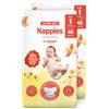 Does not apply Ultra Dry Nappies - Taglia 1 (2-5Kg) - Con Canali - 96 Pannolini (2 Confezioni D