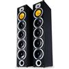 Does not apply Exosphere Diffusori Da Pavimento Hifi 3 Vie Coppia (200W RMS, 6,5" Subwoofer, 6,