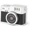 Dpofirs Mini Fotocamera per il Portachiavi, 1080p Small Retro Camera per Foto di Viaggio Video Vlog, con Spazio di Archiviazione da 128 GB, Integrato in 4 Filtri, Schermo HD da 0,96 (BLACK)