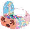 Ruspela - Piscina con cestino da basket, tenda da gioco pop-up per bambini, con cestino da basket, per bambini, tenda da gioco, senza palla