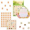 Fukaisu Set Giochi Bingo Pasquale per 24 Giocatori, 24pz Carte Giochi Bingo Pasquali con Chiamata Carta Uovo Pasqua Manuale Istruzioni Attività Classe Famiglie Feste Bambini Adulti Adolescenti