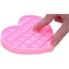 Toyland® Push Bubble Pop Bubble Giocattolo sensoriale Fidget (cuore di colore casuale)
