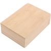 TOPBATHY Scatola Per Carte Da Gioco in Legno Contenitore Per Carte Da Gioco Copertura Scatola Rettangolare