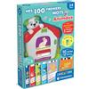 Clementoni - Coltello 100 Premiers Mots Bilingues Les Animaux - 2-4 Ans - Jeu éducatif Enfant français Anglais avec Cartes interactives et Lecteur sonore, Apprentissage vocabolario, Jouet Fille garçon