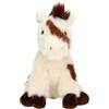 Depesche 14045 Miss Melody - Cavallo di Peluche Color Crema con Macchie Marroni, con Pelliccia Morbida e Occhi Neri, Alto Circa 20 cm.
