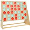 TP Toys Giant Wooden 4 in a Row Outdoor Garden Game for Kids Ages 3+ Fun 1-4 Player Giant Connect 4 Game for Indoor or Outdoor Play