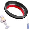 GVSS Anello di tenuta fisso da 10 cm per Dyson V12 SV10 SV18 SV20, guarnizione per Dyson V12 in silicone, guarnizione antiperdite di polvere di ricambio per contenitore della polvere, incluso