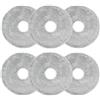howekuze Set di 6 panni per Dreame L10s Ultra Gen 3/Gen 2/L10s Pro Ultra Heat/X40/X50 Ultra Complete,Mova E30 Ultra/Mova P50 Pro Ultra,L10s/L40/X30 Ultra,Xiaomi X10+/X20+ aspirapolvere robot in microfibra