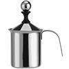 Zerodis Milk Frothers 400ML/800ML Acciaio inossidabile Manuale Montalatte Doppio Mesh Caffè Cappuccino Schiumatore Crema(400ml)