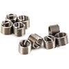 Plyisty Kit di Inserti per la Riparazione della Filettatura da 100 Pezzi, Kit di Riparazione del Foro Filettato in Acciaio Inossidabile 304 Tipo M5 X 0,8 Mm