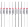 ALLECIN 10 Pezzi Fusibile Termico 216 Gradi Celsius 10A 250V AEC216E 216℃ Fusibili Termici Disgiuntori