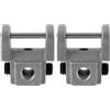 Be In Your Mind 2pcs Ricambio Per Seghetto Alternativo Adattatore Per Lama Senza Perno 2x2 Cm Lama Per Filo Da 0,7 Mm Modello Trazione Del Mandrino In Base Alla Barra Curva Linea