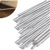 PRITOK 50 pezzi di barrette per saldatura in alluminio: PRITOK Ø 1,6 x 330 mm a bassa temperatura per saldatura in alluminio, senza bisogno di polvere di stagno, per riparazione di tubi in alluminio