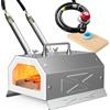 Nelyrho Propano, kit di forgia fabbro con 30 PSl Requlator, in acciaio inox, per fabbro e fabbricazione di coltelli (2 bruciatori)