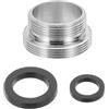 QUARKZMAN Adattatore Aeratore Rubinetto, Maschio M26 A Maschio M22 Con Guarnizione, Lunghezza 13mm
