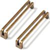 SYZOW 6 Pezzi Antique Ottone Cabinet Pulls 128mm Hole Centers Kitchen Cabinet Maniglie Lega di Zinco Vintage Cassetto Pulls