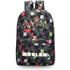 PfirstDa Zaino Roblx, Zaino Scolastico Roblx Adolescenti, Roblx Backpack di Grande Capacità da 17 Pollici, Cartoon Anime Zainetto