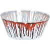 FIESTAS GUIRCA | Ciotola insanguinata riutilizzabile (25 cm) - Decorazione da tavola per Halloween e feste di terrore - Ideale per celebrazioni ed eventi - Rosso