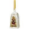 Goebel 2023 66-505-45-1 - Campana natalizia da appendere, in porcellana, con rivestimento in oro vero, altezza: 7 cm