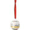 Hutschenreuther Mini sfera in porcellana 2024 luci natalizie 4,5 cm
