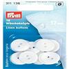 Prym - Prys Plastic Plastic White (17mm) - 1 Pezzi