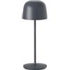 Lumisky Lampada da tavolo touch wireless in alluminio grigio antracite LED SOPHIA ROCK bianco dimmerabile H28cm