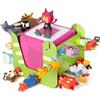 Xozoyo Toniebox, piccolo scaffale verde a forma di serpente | Ripiano Toniebox completamente magnetico, può ospitare 25-30 personaggi + scatole, scaffale da parete Toniebox per cameretta dei bambini