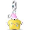 TINSLO Bead Charm Ciondolo Argento Sterling 925 con Cubic Zirconia Pendenti per Pandora Braccialetti, Compatibile con Braccialetti e Collane europei