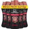 LENOR, Unstoppable - Perle di profumo per abbigliamento, 90 lavaggi, fragranza primaverile, 1 pezzo (confezione da 6)