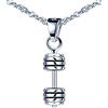 Unendlich U Infinite U, collana da donna in argento Sterling 925, con ciondolo a forma di manubrio, unico e retrò, regalo di Natale e compleanno