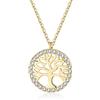 Jrêveinfini Albero della Vita Collana Catenina Oro Argento 925, Personalizzata Portafortuna Amicizia Mamma e Figlia, Regalo Gioielli Compleanno Bambina