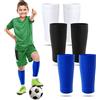 Boyiee 3 Paia Calzini per Parastinchi per Bambini - Maniche Traspiranti, Copristinchi per Polpacci, Supporti a Compressione, Calzini da Calcio con Tasche