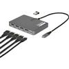 StarTech Dock USB-C a Quad DisplayPort 4K60, Workstation, PD 140W, USB4 | Compatibile Windows e Mac M1-M5, Quad Display, Ideale per Workstation Multi-Monitor