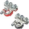 Flaconi 2 Pezzi Morsetti Batteria Auto,Connettori di Batteria Positivo e Negativo,con Bullone M8,Accessori per Autos,Adatti per Una Varietà di Motocicli,Auto,Camion,Barche,ATV,Caravan,Camper,ecc