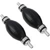 Lunpoem 2 PCS 8 mm Pompa Manuale per Carburante, per Benzina Diesel Gasolio, Pompetta Aspirazione per Auto, Barca, Moto, Motore Fuoribordo, Gomma Resistente, Valvole in Metallo, Facile da Usare