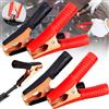 Mikqky 4 Pezzi Clip per Batteria Isolate 100 A, Morsetti a Coccodrillo per Auto, Pinze per Cavi Batteria, Clip a Coccodrillo per Batteria, Clip a Coccodrillo per Auto, Morsetti a Coccodrillo in Rame