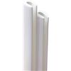 4R Quattroerre.it - 12126 - Profili Salvaporta Paracolpi per Auto, Bianco, 2 Pezzi, 85 cm