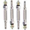 AMONIDA Candelette per Riscaldatore, 4 Pezzi Candelette per Riscaldatore a Doppio Nucleo in Metallo, Filettatura M10x1,25, per L200 L300 2.5 D
