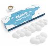 ATTACK SHARK Poggiapolsi per Tastiera e Mouse a Forma di Nuvola con set di Sottobicchieri, Base Ergonomica e Antiscivolo, Supporto per Cuscino da Polso Ultra Morbido per Digitazione/Gioco-Bianco