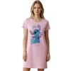 United Labels Disney Lilo & Stitch Camicia da notte da donna - Cute but Cheeky - Pigiama a maniche corte rosa, Colore: rosa., M