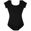 Capezio Womens Classic Short Sleeve Leotard (CC400) -Black -S