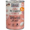 MAC's Cat Kitten Tacchino & Conigli | 6 x 400 g | Cibo umido per stucchi | Alimento completo bilanciato e senza cereali | Speciale profilo aminoacido per sostenere la crescita